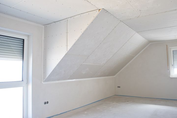 Dachgeschossausbau mit Gipskarton